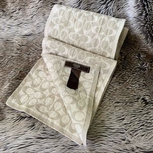 COACH Reversible wool scarf